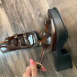 SHEIN Brown Chunky Loafers